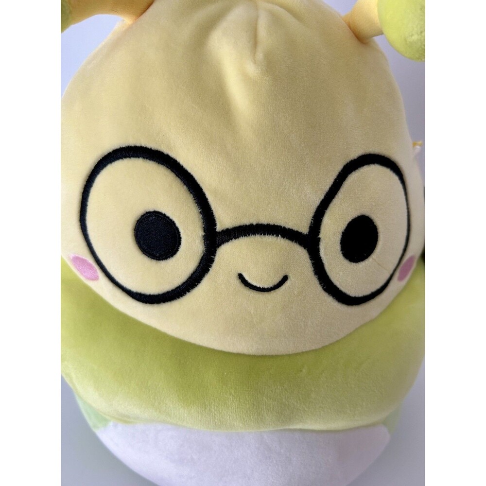 Squishmallows Gilma the Caterpillar Bookworm With Glasses 11" Librarian Gift - Picture 6 of 8